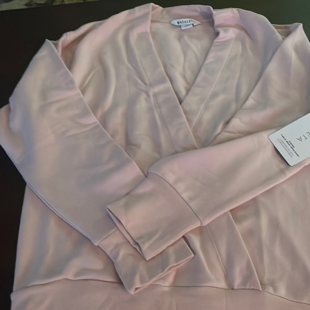 Athleta purana v-neck wrap sweatshirt